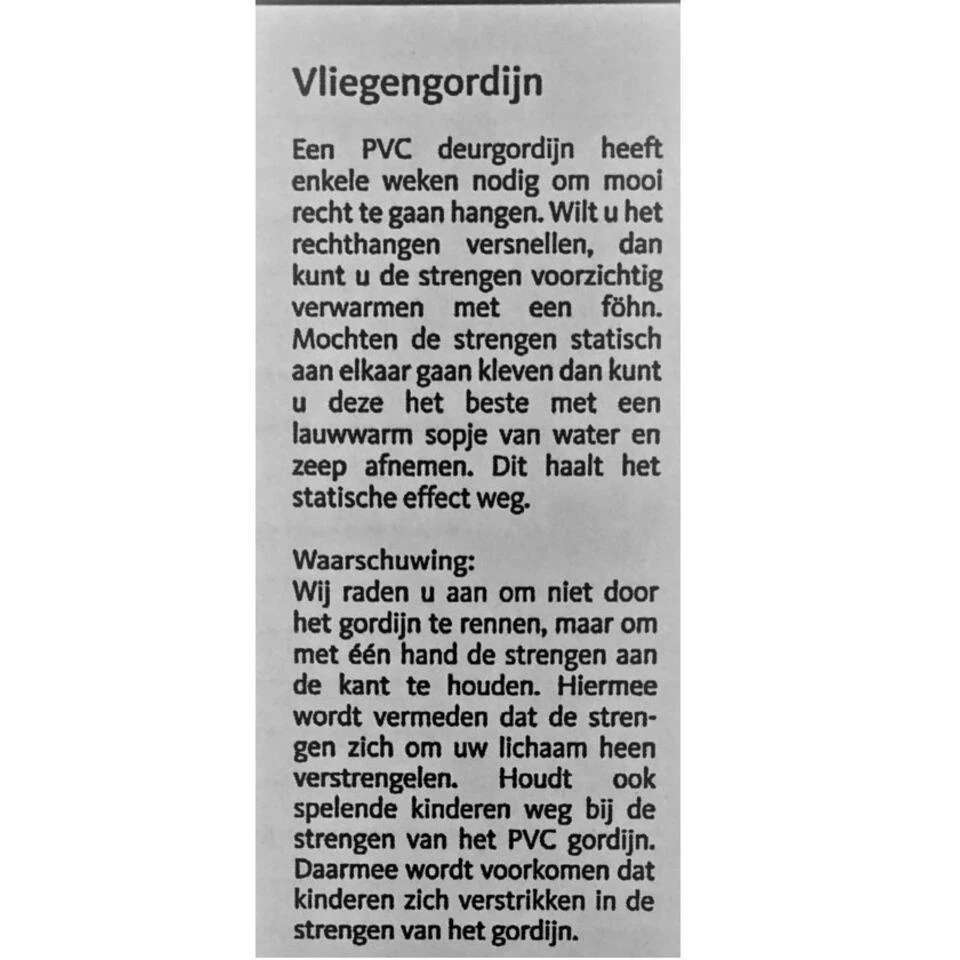 Wicotex - Sabrina - Vliegengordijn - 90x220 Cm - Transparant - Afbeelding 3