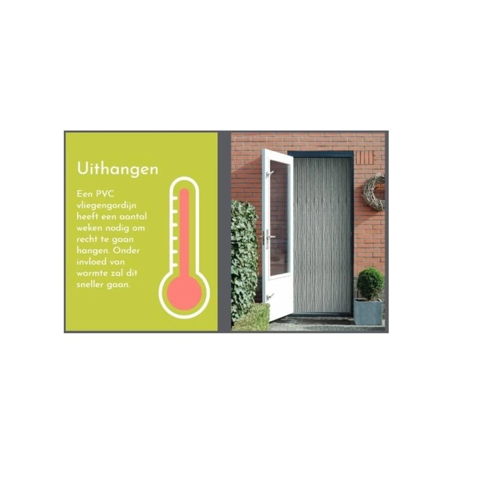 Wicotex - Sabrina - Vliegengordijn - 90x220 Cm - Transparant - Afbeelding 4