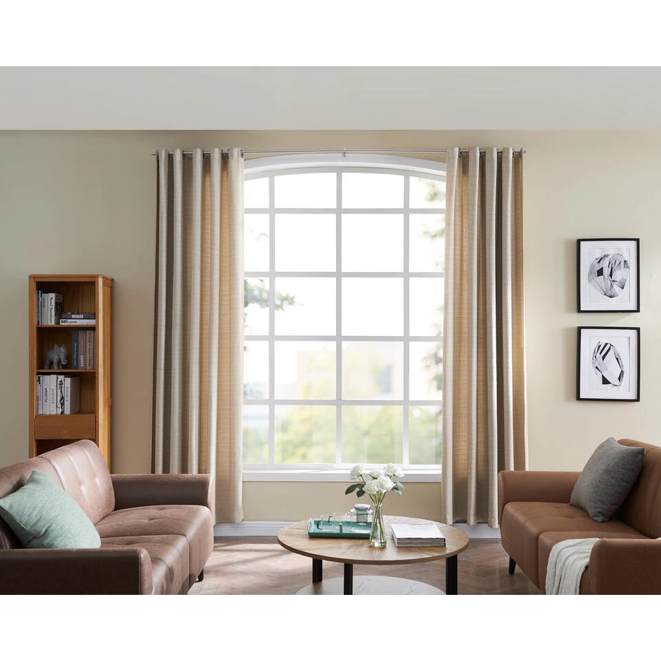 ACAZA Lange Gordijnroede, Uitschuifbare Gordijn Rail, Stang 240-360 Cm, Zilver - Afbeelding 2