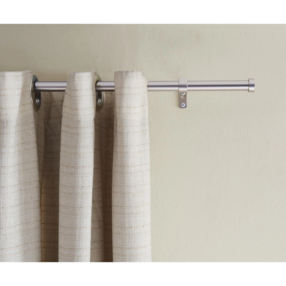 ACAZA Lange Gordijnroede, Uitschuifbare Gordijn Rail, Stang 240-360 Cm, Zilver - Afbeelding 4