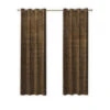 LW Collection Gordijnen Bruin 245x290cm Chenille Kant En Klaar 1 Stuk