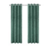 LW Collection Gordijnen Groen 240x140cm Velvet Kant En Klaar 1 Stuk