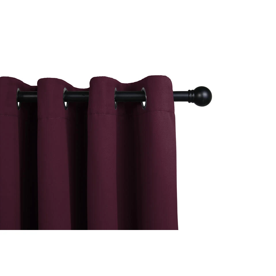 Lifa Living Verduisterende Gordijnen In Wijnrood, 250 X 150 Cm, 1 Stuk