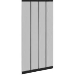 O'DADDY® Deurgordijn – Vliegengordijn - Lamellenhor - 120x250 – Zwart