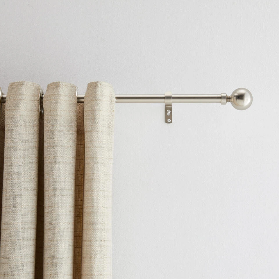 ACAZA Uitschuifbare Gordijnroede - Stang Van 90 - 170 Cm - Zilver - Afbeelding 2