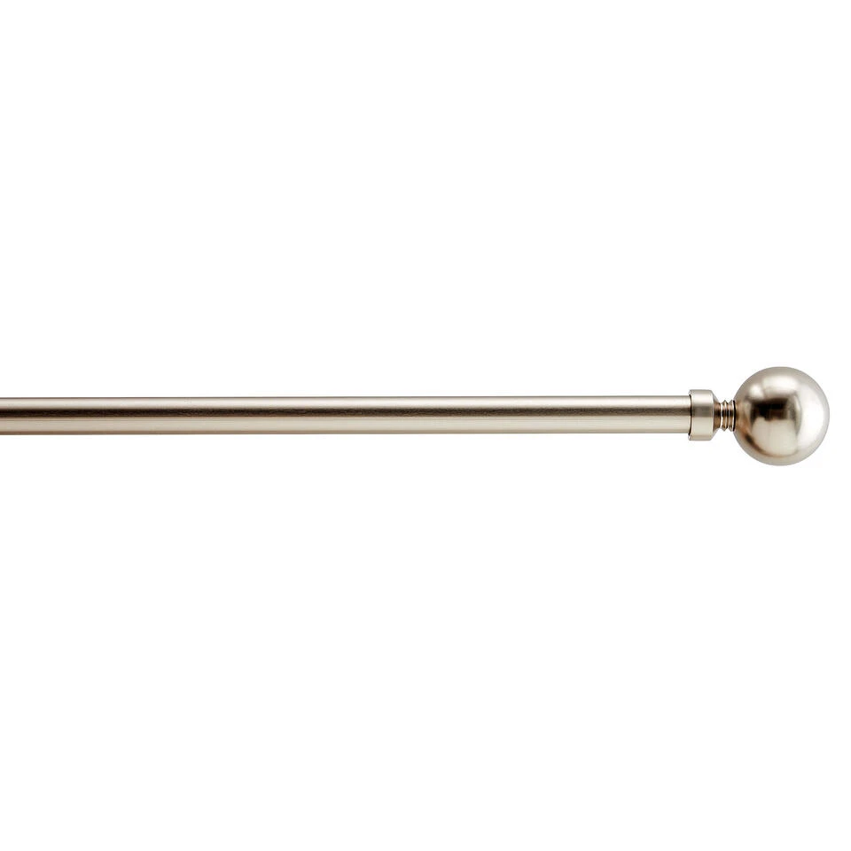 ACAZA Uitschuifbare Gordijnroede - Stang Van 90 - 170 Cm - Zilver