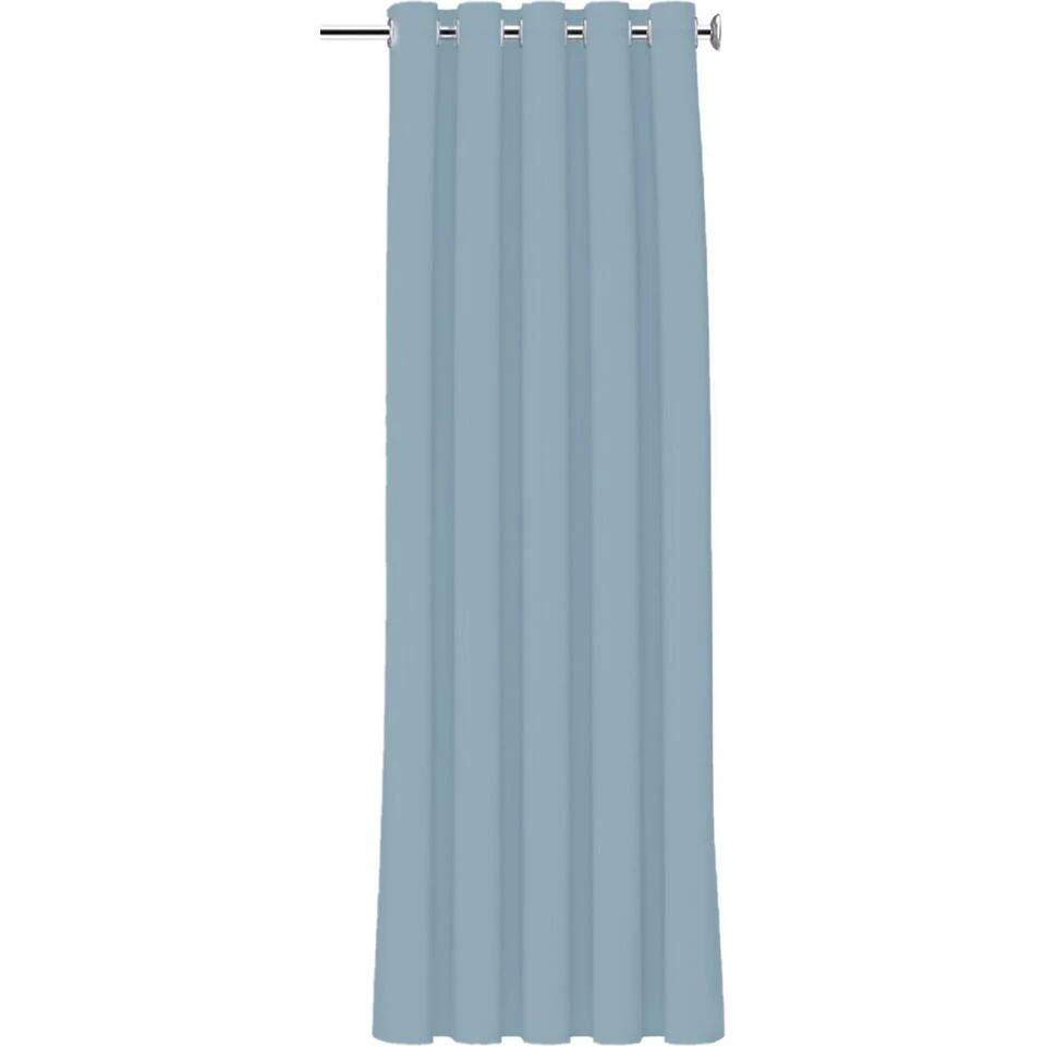 TODAY Kant En Klaar Isolerend En Verduisterend Gordijn Met Ringen - Denim