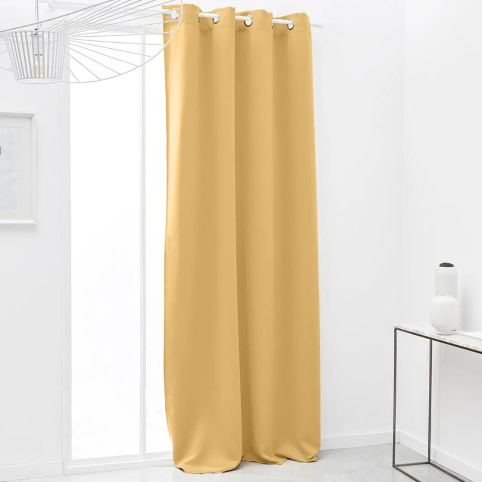 TODAY Kant En Klaar Isolerend En Verduisterend Gordijn Met Ringen - Navy