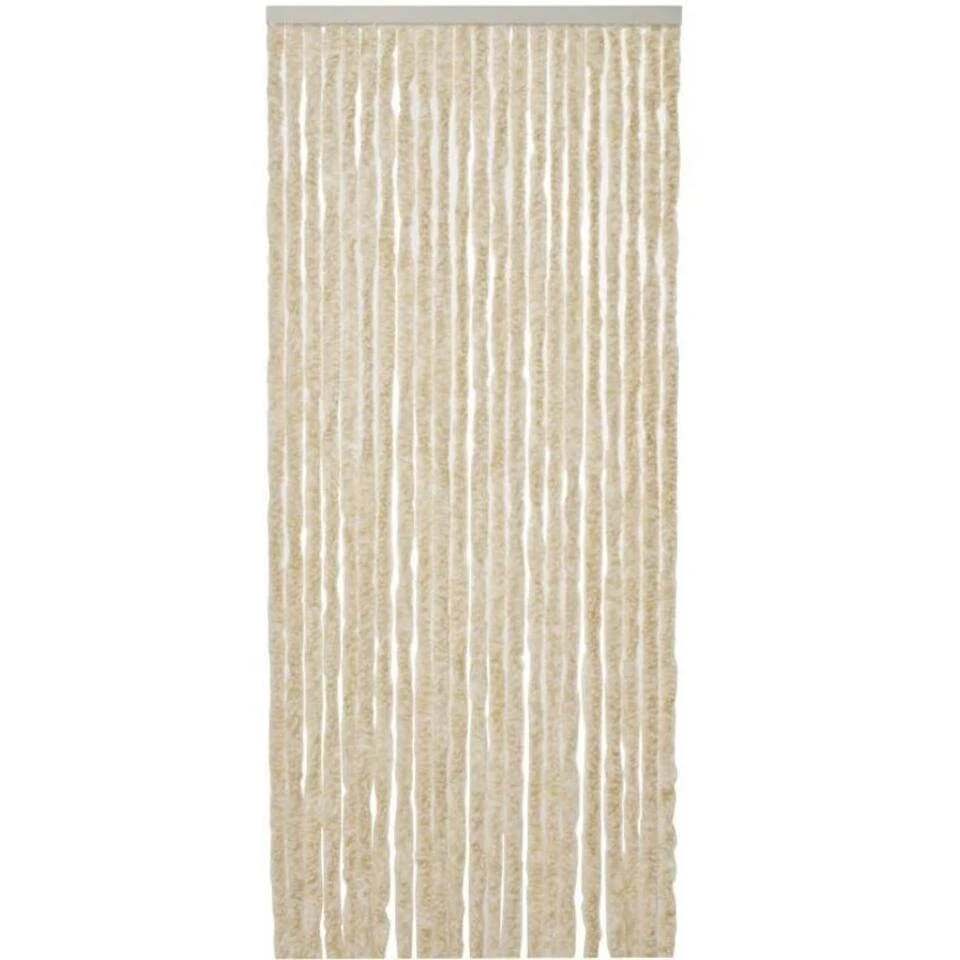 Vliegengordijn Kattenstaart Beige/Wit Gemêleerd 90 X 220 Cm