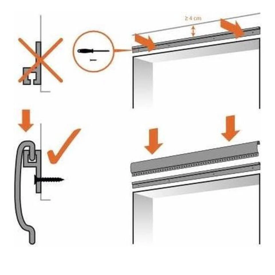 Vliegengordijnenexpert Vliegengordijn Hulzen Creme 90 X 210 Cm Op - Afbeelding 3