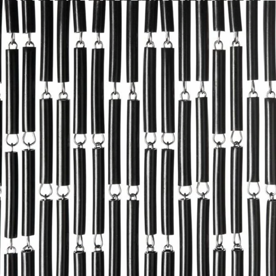 Vliegengordijn Tube Zwart 100 X 232 Cm