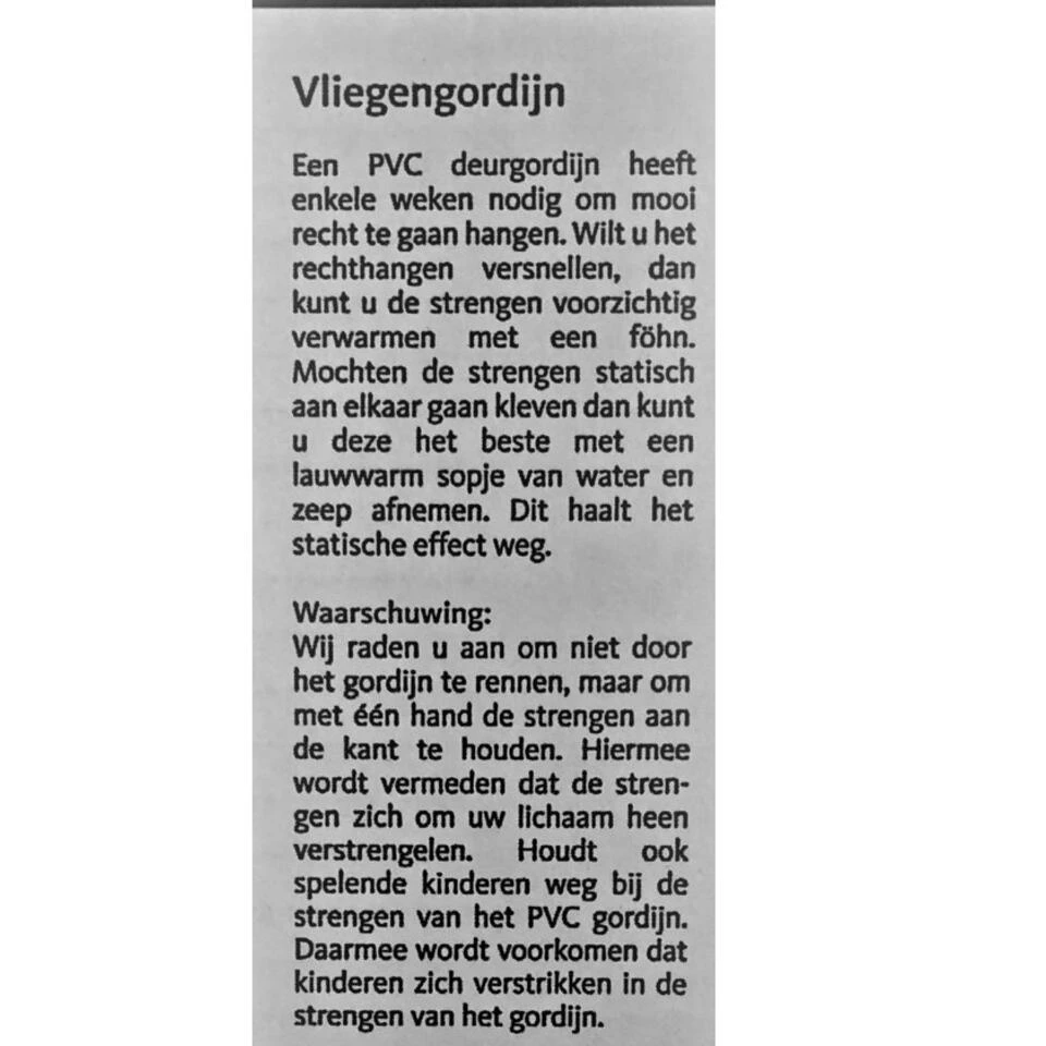 Vliegengordijn Orchidea Taupe 100 X 240 Cm - Afbeelding 2