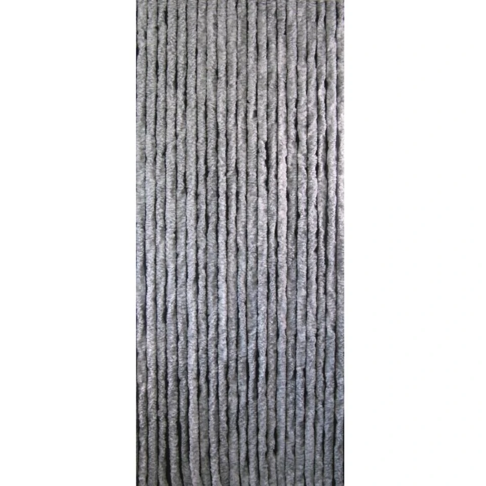 Vliegengordijn Kattenstaart Grijs/Wit Gemêleerd 120cm