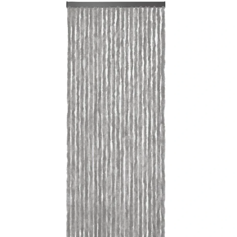 Vliegengordijn Kattenstaart Grijs 100 X 240 Cm - Afbeelding 2