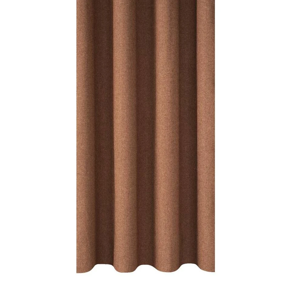 Gordijnstof Jeroen - Caramelkleur