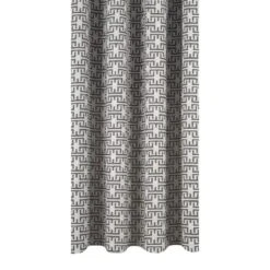 Gordijnstof Praag - Zwart/wit