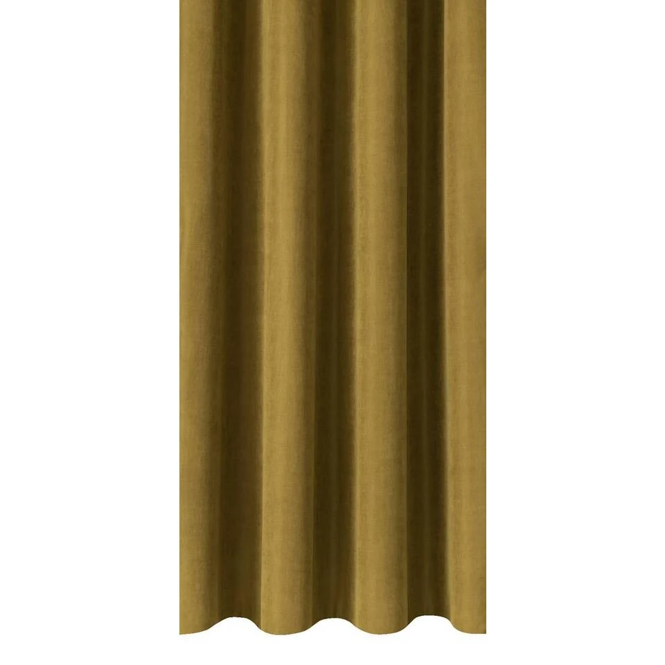 Gordijnstof Lexi - Okergeel