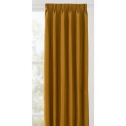 Gordijnstof Aniek - Okergeel