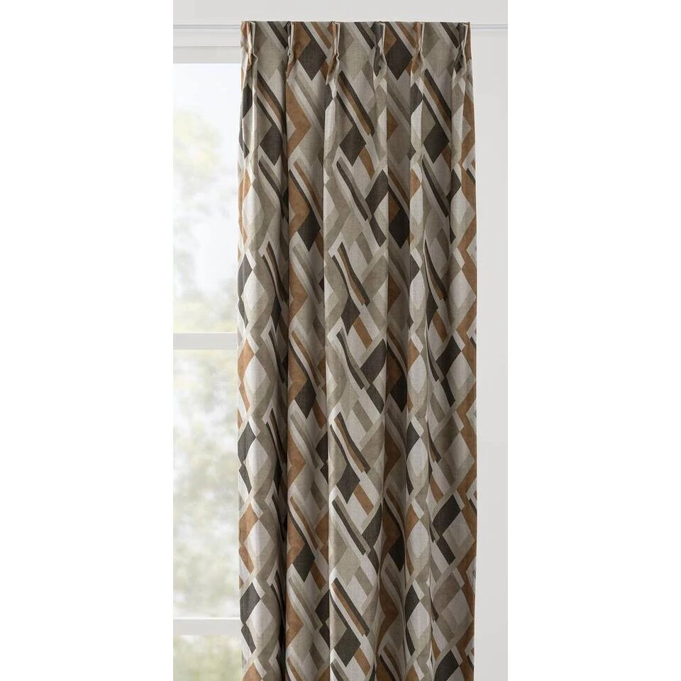 Gordijnstof Edward - Okergeel