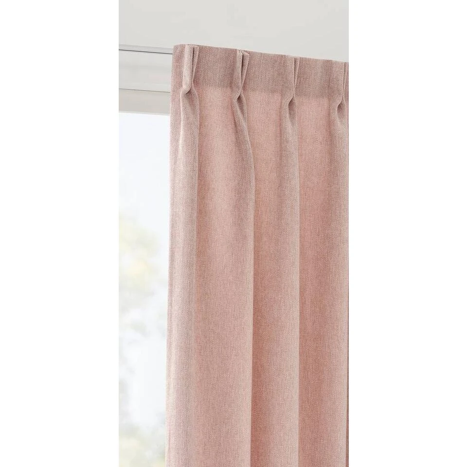 Gordijnstof Steve - Lichtroze - Afbeelding 2