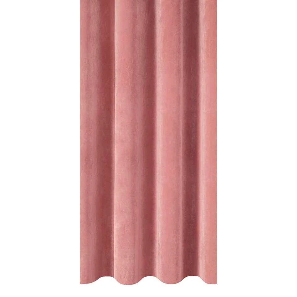 Gordijnstof Coco - Donkerroze