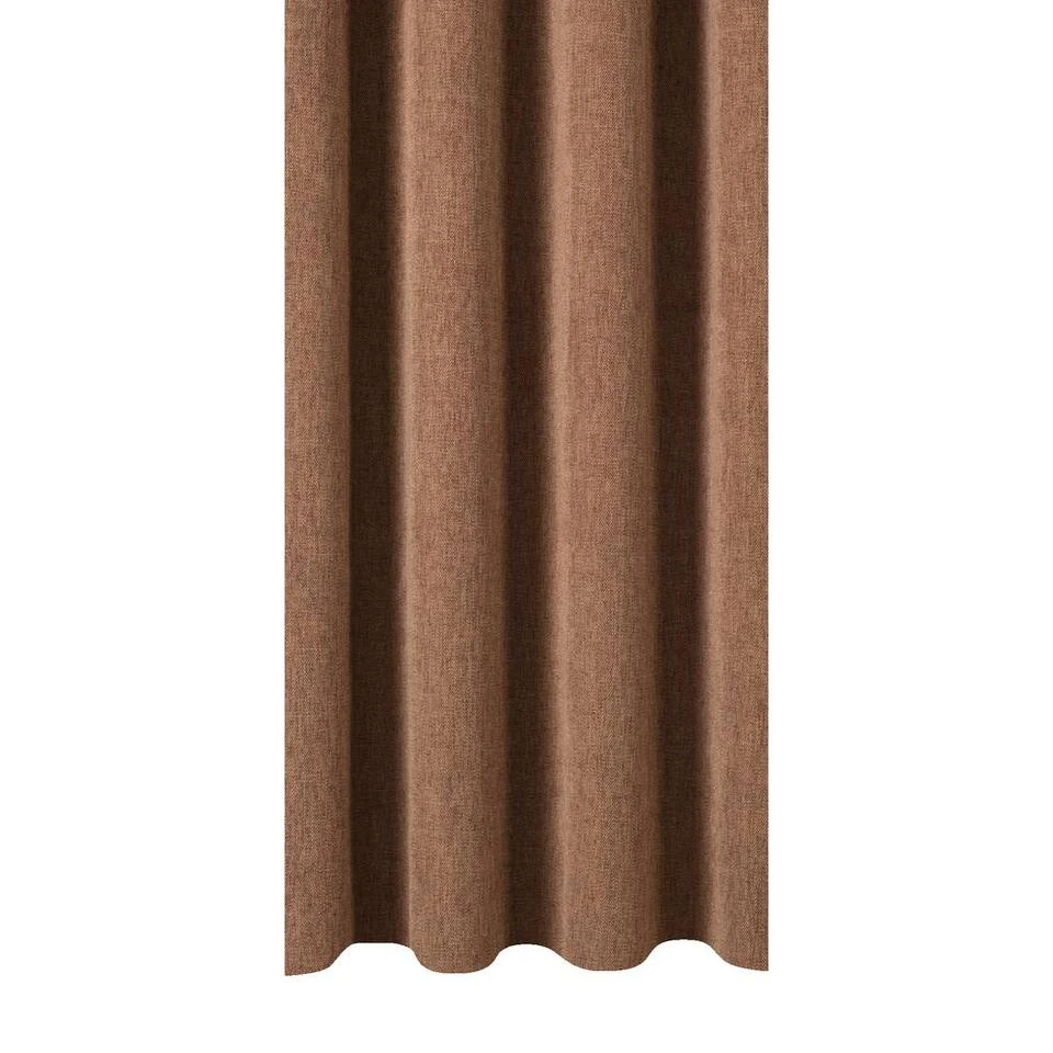 Gordijnstof Steve - Caramelkleur
