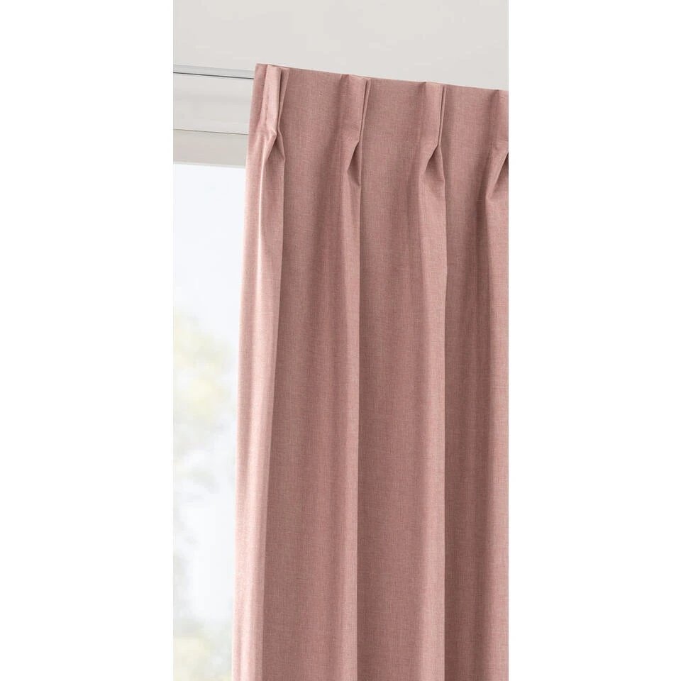 Gordijnstof Vince - Roze - Afbeelding 2
