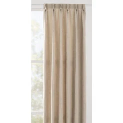 Gordijnstof Sem - Ecru/Grijs