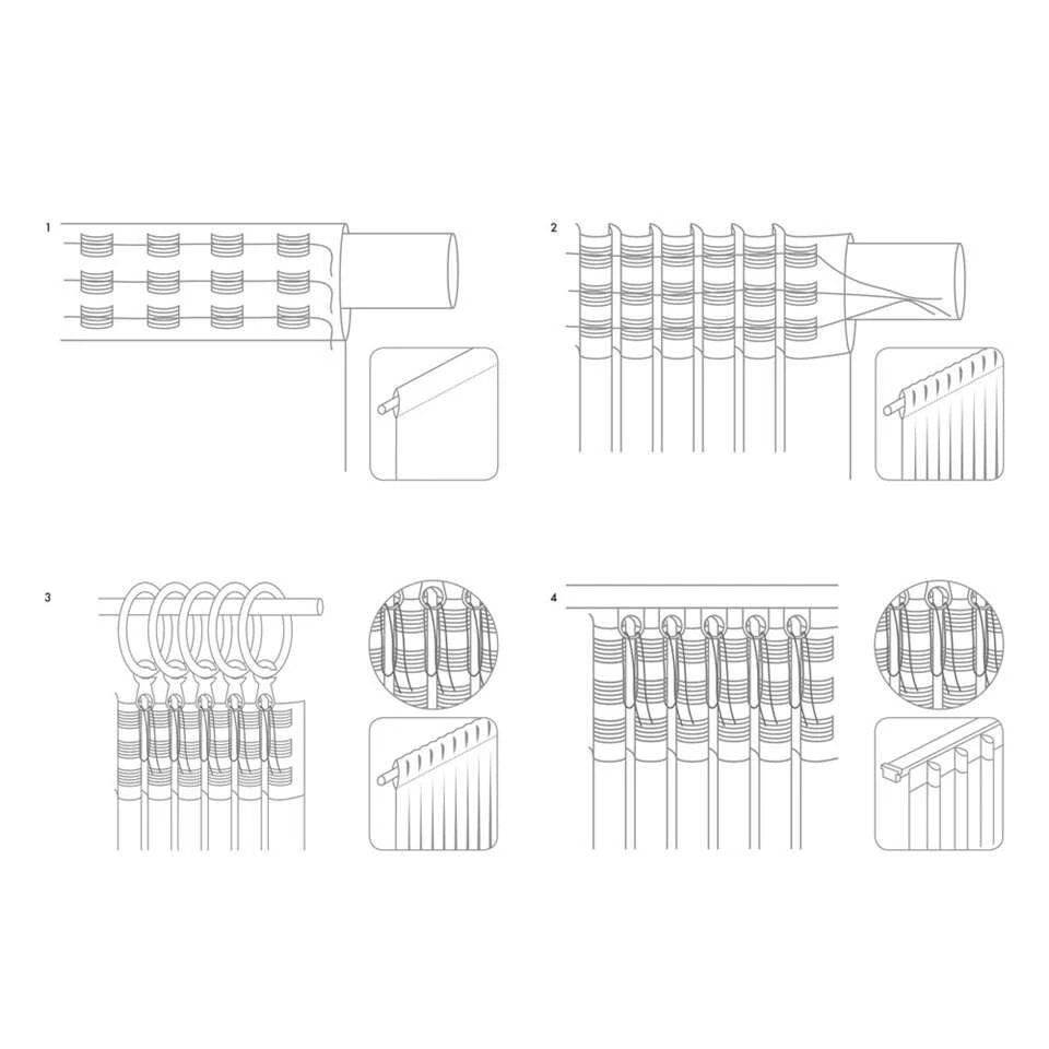 Gordijn Sam - Lichtgroen - 280x140 Cm (1 Stuk) - Afbeelding 2