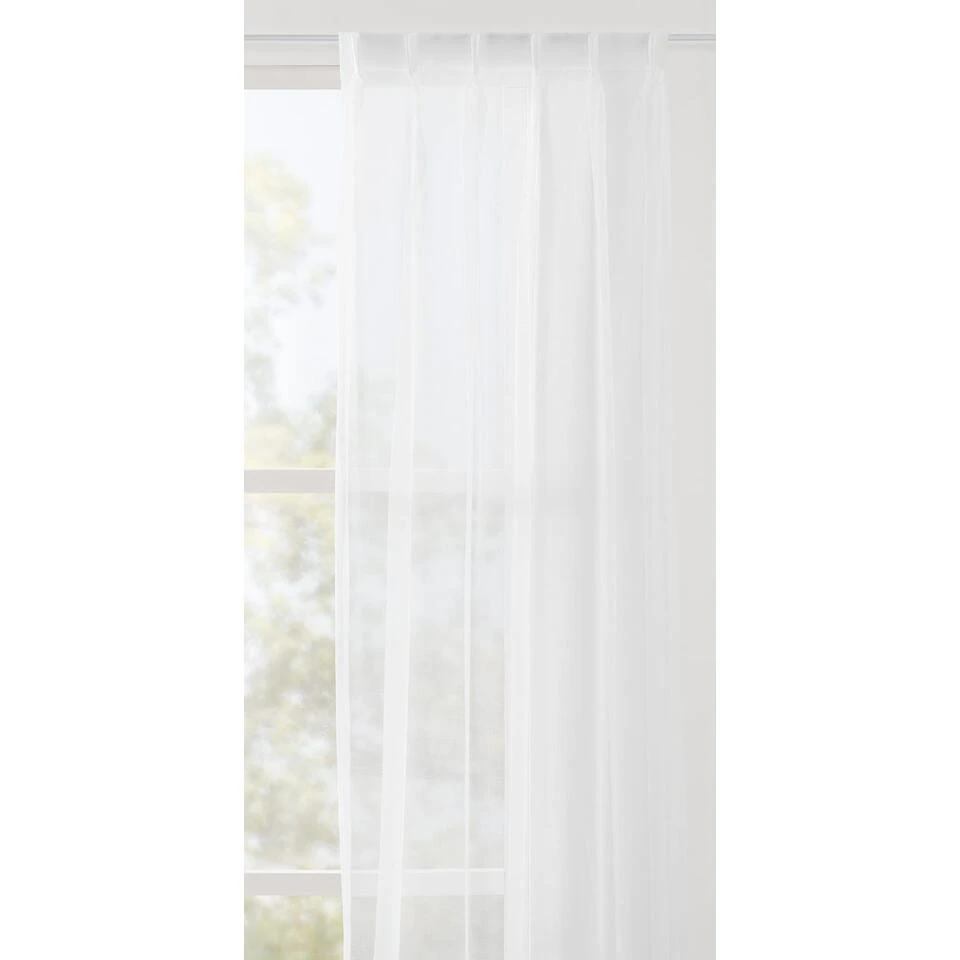 Vitrage Jasmijn - Crème