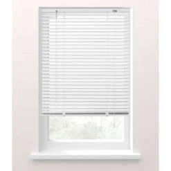 Fenstr Jaloezie Aluminium 25 Mm Wit - 120x130 Cm