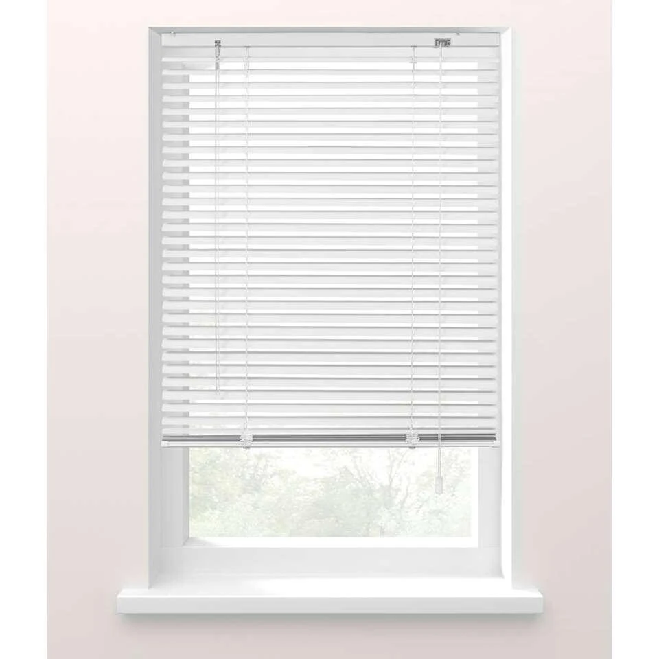 Fenstr Jaloezie Aluminium 25 Mm Wit - 100x180 Cm