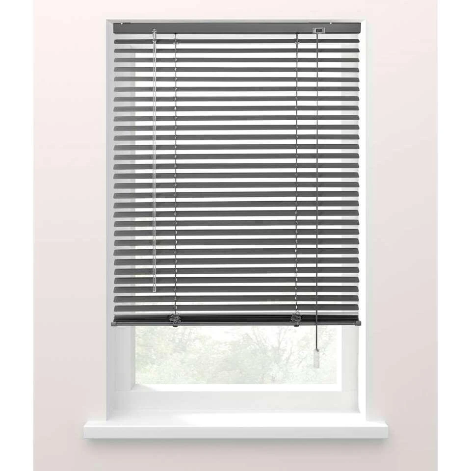 Fenstr Jaloezie Aluminium 25 Mm Antraciet - 120x250 Cm