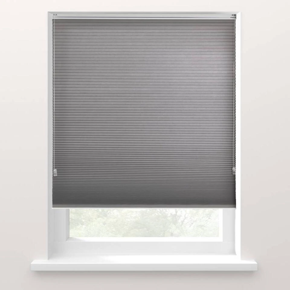 Fenstr Plissé Dubbel Antraciet - 60x180 Cm - Afbeelding 3