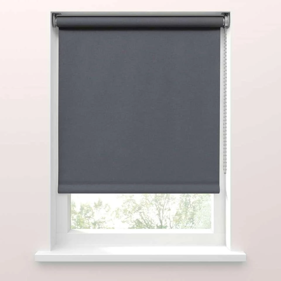 Fenstr Rolgordijn Lichtdoorlatend Donkergrijs - 60x190 Cm