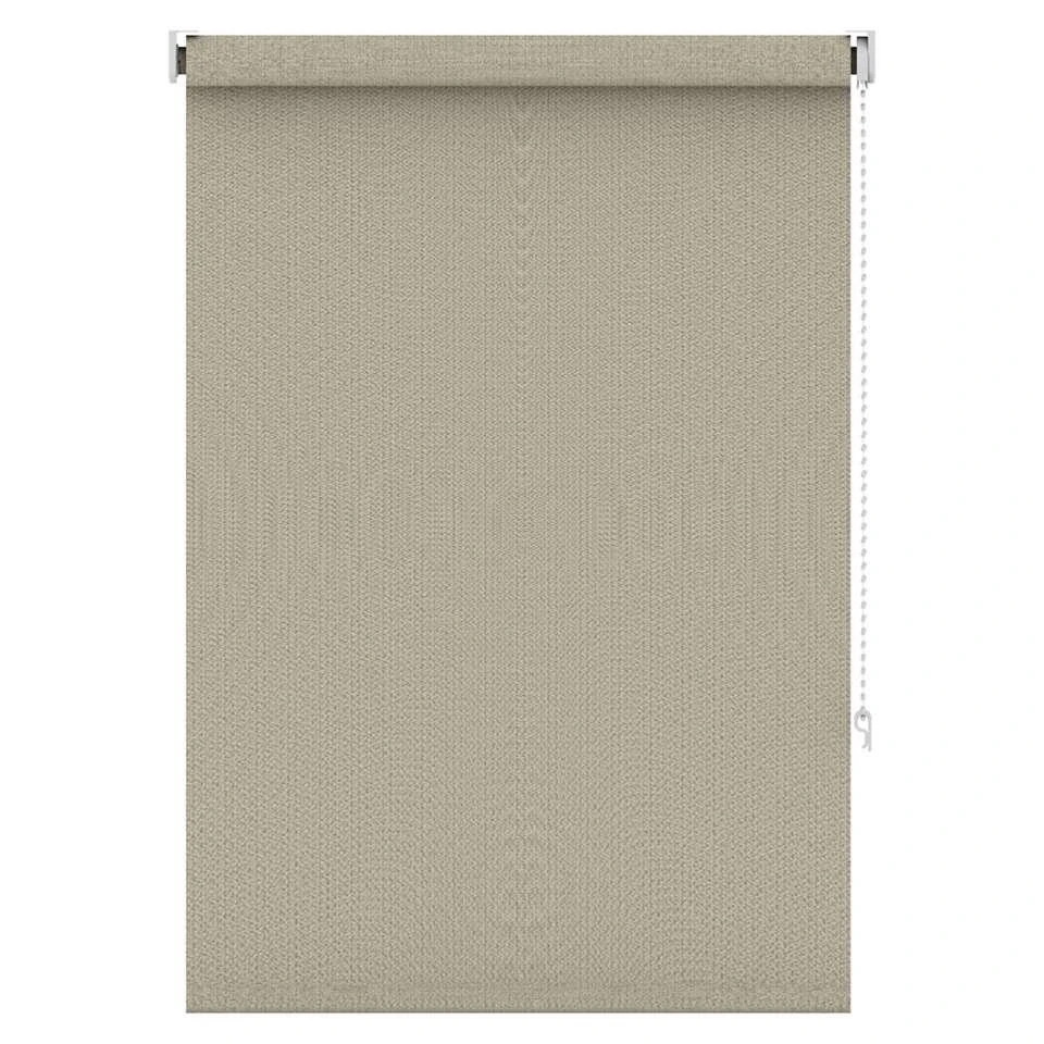 Fenstr Rolgordijn Verduisterend Beige Met Structuur - 80x190 Cm - Afbeelding 2