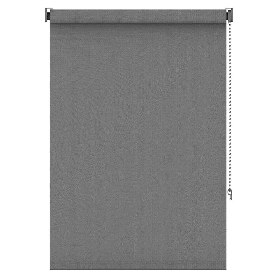 Fenstr Rolgordijn Verduisterend Lichtgrijs Met Structuur - 120x190 Cm - Afbeelding 2