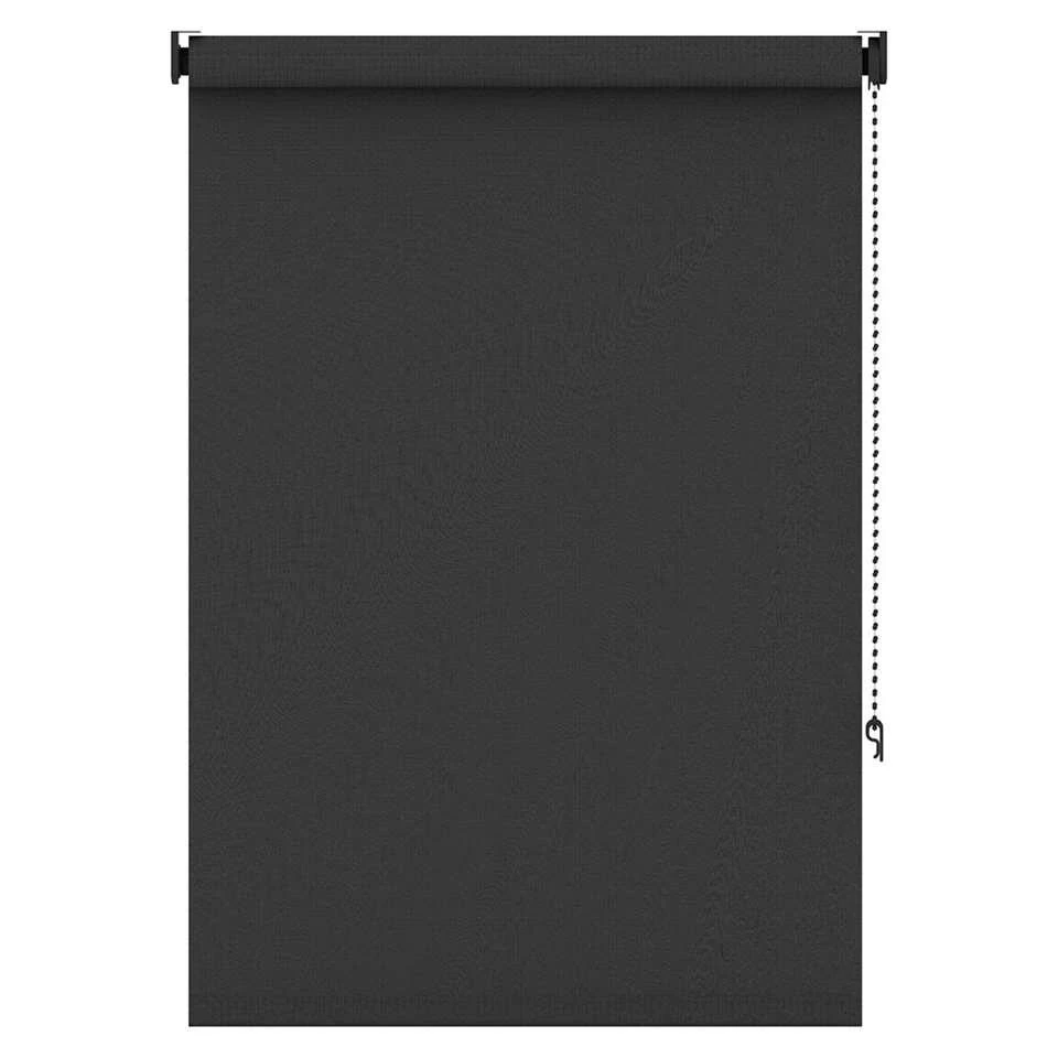 Fenstr Rolgordijn Verduisterend Antraciet Met Structuur - 60x190 Cm - Afbeelding 2