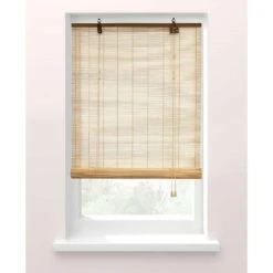 Rolgordijn Bamboe Naturel - 150x160 Cm