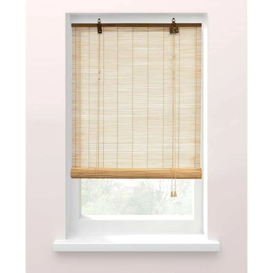 Rolgordijn Bamboe Naturel - 150x160 Cm