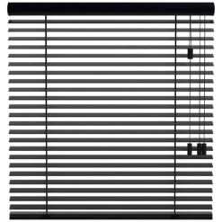 Houten Jaloezie 50mm - Zwart (15012)