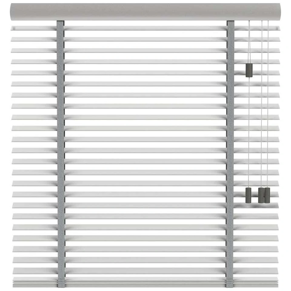 Fenstr Houten Jaloezie New York 50mm - Lichtgrijs (20017) - Afbeelding 2