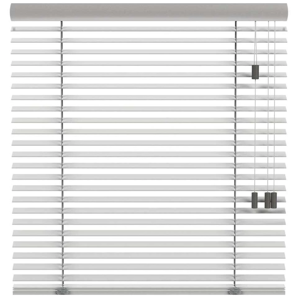 Fenstr Houten Jaloezie New York 50mm - Lichtgrijs (20017)