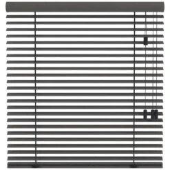 Fenstr Houten Jaloezie Praag 50mm - Antraciet (20710)