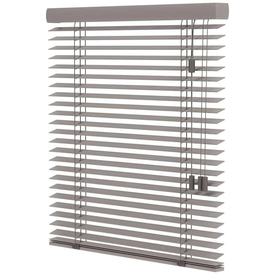 Fenstr Houten Jaloezie Kopenhagen 50mm - Taupe (30012) - Afbeelding 4