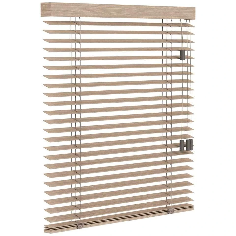 Fenstr Houten Jaloezie Oslo 50mm - Eiken (25902) - Afbeelding 3