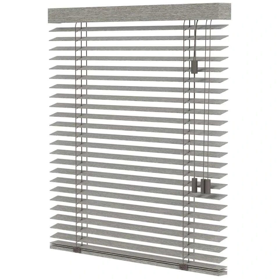 Fenstr Houten Jaloezie Oslo 50mm - Grijs Eiken (20901) - Afbeelding 4