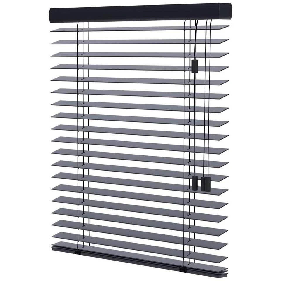 Fenstr Houten Jaloezie New York 65mm - Antraciet (20709) - Afbeelding 4