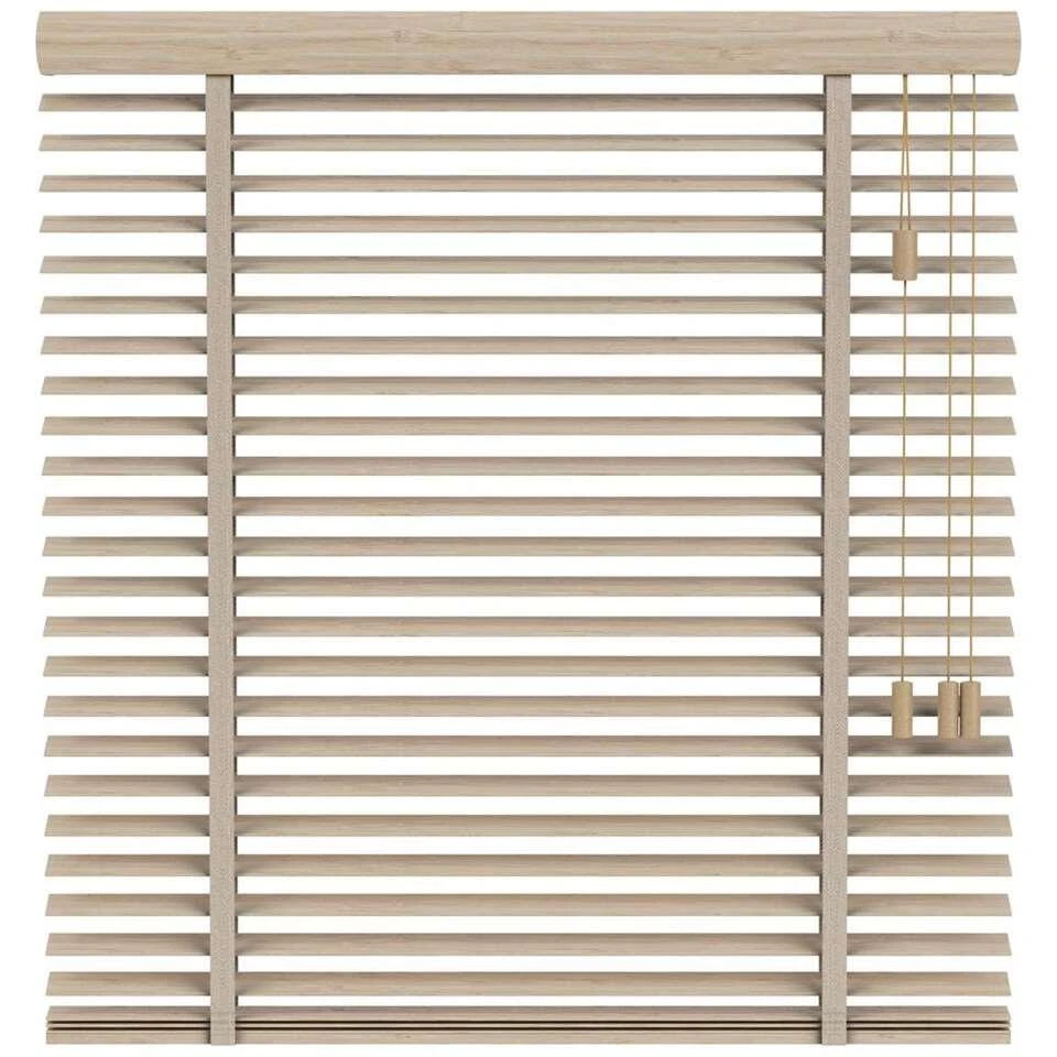 Fenstr Bamboe Jaloezie Tahiti 50mm - Licht Eiken (25951) - Afbeelding 2