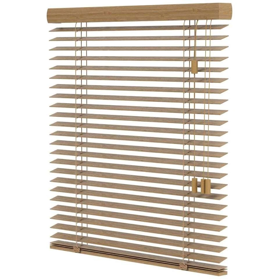 Fenstr Bamboe Jaloezie Tahiti 50mm - Eiken (25901) - Afbeelding 4
